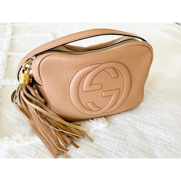 Gucci | Authentic Small Soho Disco Bag in Beige - Picture 2 of 16
